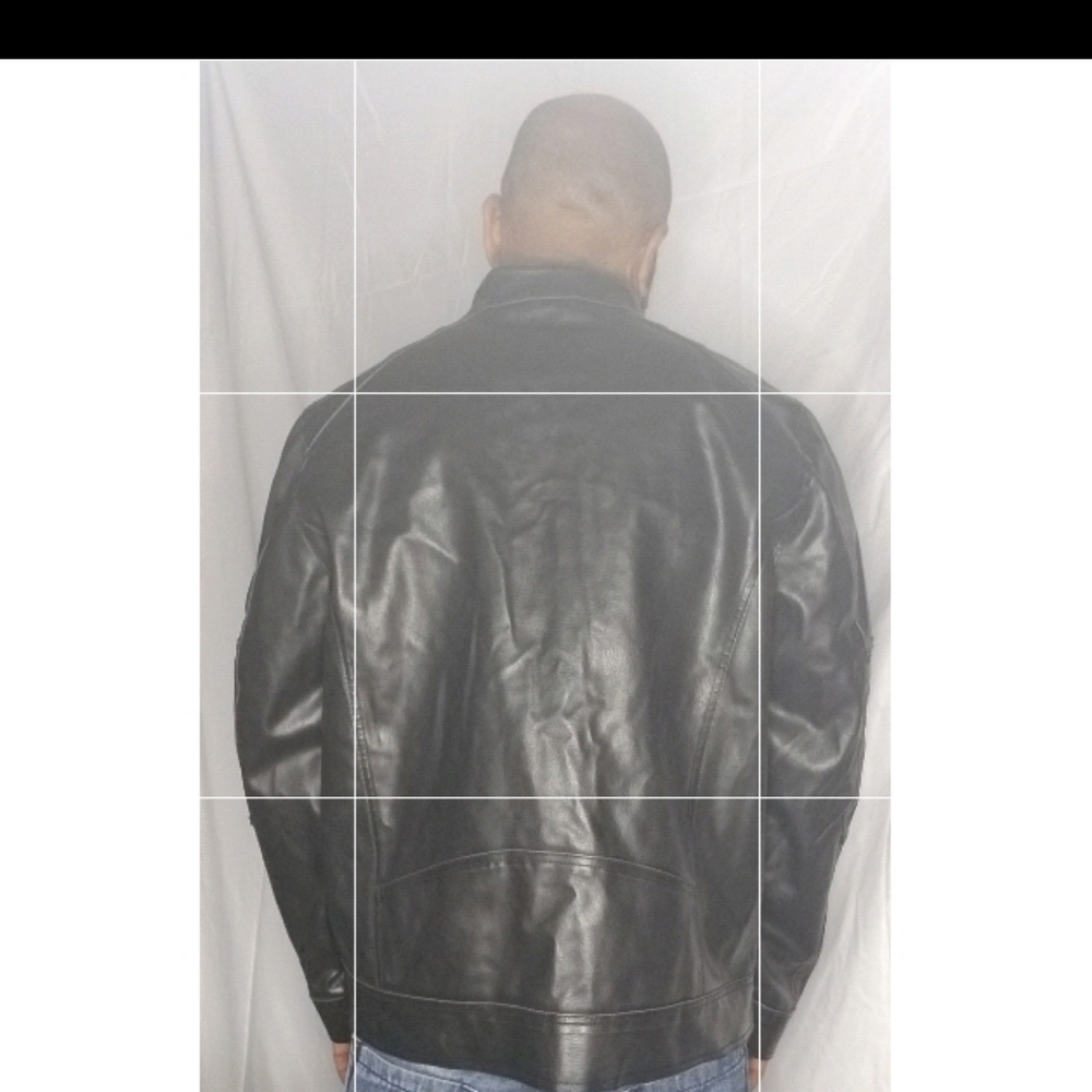 Men's Leather Jacket - Picture 3 of 7